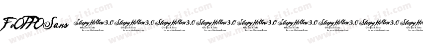 FoOPPO Sans 3.0字体转换